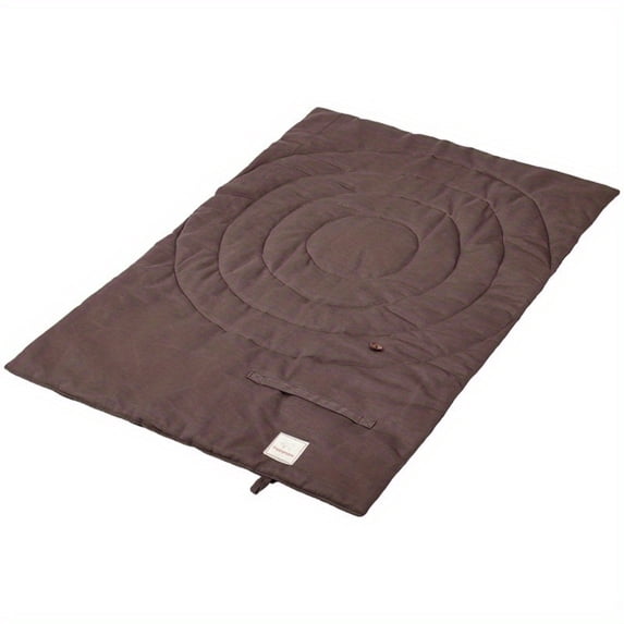 Portable Waterproof Foldable Outdoor Dog Bed Mat, Machine Washable Padded Pet Travel Blanket for Medium Large Dogs Indoor Camping Car