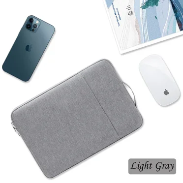 Portable Waterproof Laptop Case Notebook Sleeve 12 13.3 14 15.6 16 Inch Women Men Bag for Macbook Pro HP Acer for Xiaomi ASUS Lenovo (Gray,13 inch)