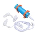 thumbnail image 1 of Portable Waterproof MP3 Music Player with IPX8 Earphones 8GB Aluminium Storage Snorkeling Lap Swim Audio Gear 8.27x3.54x1.97 Inches / 21x9x5 cm Blue, 1 of 9