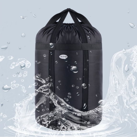 Portable Waterproof Sleeping Bag Compression Stuff Sack Bag Light Camping Bag