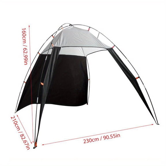 Portable Waterproof and UV-Resistant Outdoor Shelter Tent for Beach, Camping, Picnics, Fishing, and Travel Sun Protection