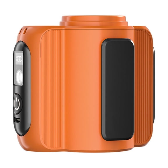 Portable Wearable Belt Clip On Personal Fan with Rechargeable Battery Operated USB Powered Hands Free for Outdoor Activities