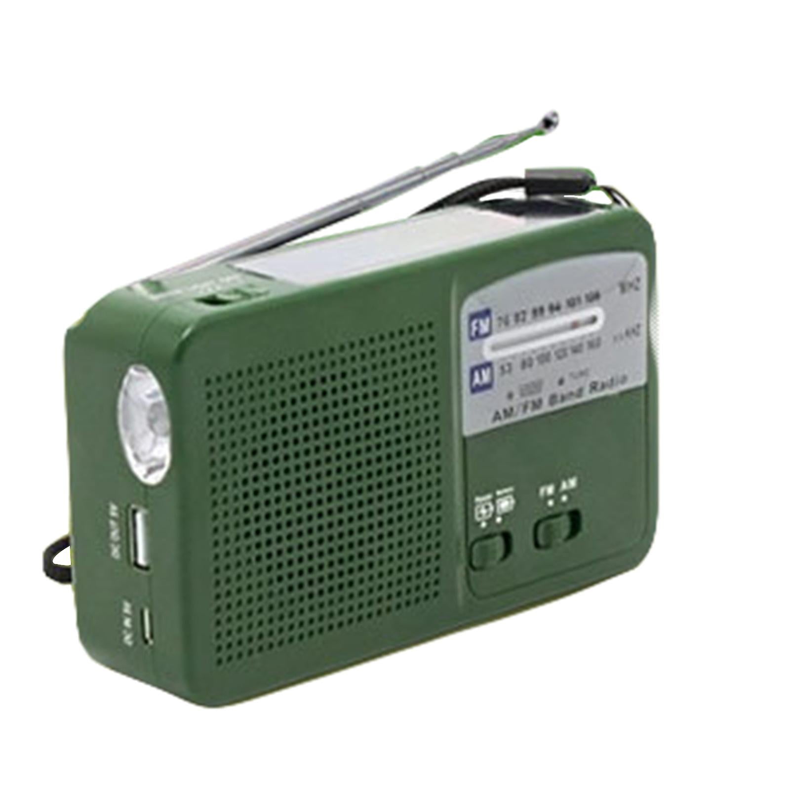Portable Weather Am Fm Radio Hand Crank Radio Solar Charging Led ...