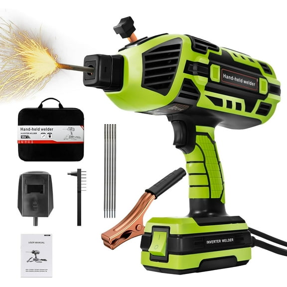 TRQWH Portable Welder Machine 110V ARC Handheld Welder IGBT Inverter Welding Gun, Adjustable, Universal