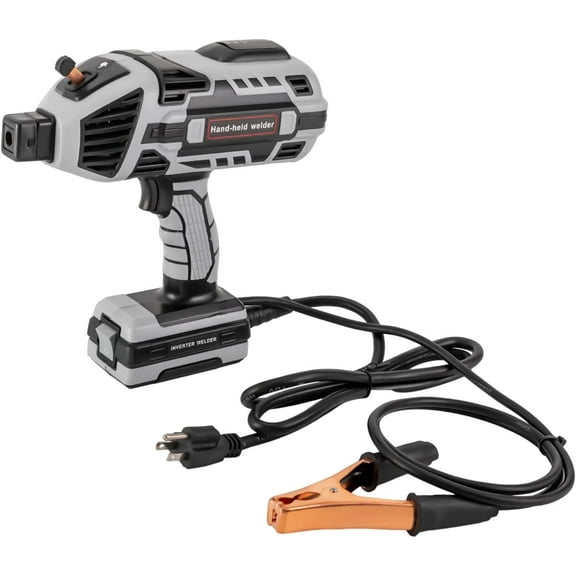 Portable Welding Machine ARC Hand Held Welding Machine Kit 4600W IGBT Inverter Digital Display Portable Hot Start MMA Welding Gun,110V