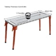 Movable Steel Bench Portable Welding Table, Welding Workbench Table, Folding Work Bench for ...
