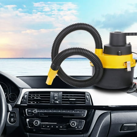 Portable Wet Dry Vacuum Cleaner for Car & Home - 11 x 9.1in, 90W High-Power with Attachments, Multi-Filtration System()