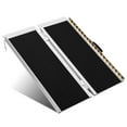 thumbnail image 1 of Portable Wheelchair Ramp 5FT, Non-Slip Aluminum Folding Handicap Ramp, Weight Capacity Up to 803 Lbs, Portable Aluminum Foldable Mobility Scooter Ramp, for Home, Stairs, Steps, Curbs, Doorways, 1 of 6