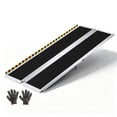 Capacity Portable Ramp Set Portable Wheelchair Ramp 6 FT Non Slip Aluminum Folding 800 LBS ...