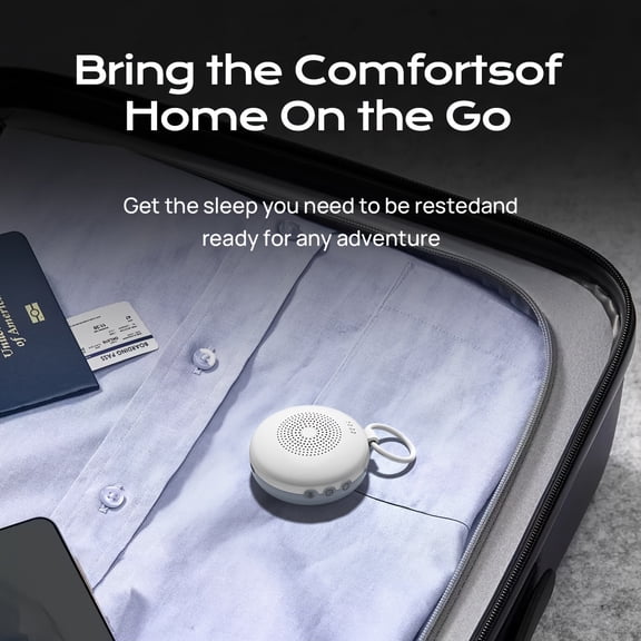 Portable White Noise Machine with Multiple Sounds, Designed for Sleep, Featuring Adjustable Timer and Volume, Ideal Choice for Relaxation and Slumber with Natural Sounds, White Noise, and Lullabies