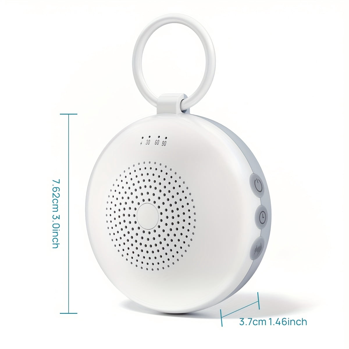 Portable White Noise Machine with Multiple Sounds, Designed for Sleep, Featuring Adjustable Timer and Volume, Ideal Choice for Relaxation and Slumber with Natural Sounds, White Noise, and Lullabies