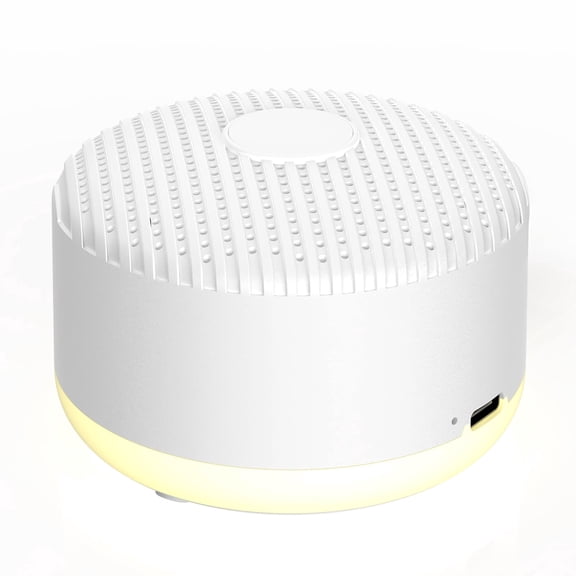 Sound Machine for Baby Adult Sleep, White Noise Sound Machine with 24 Soothing Sounds and Night Light for Home Office Travel, White