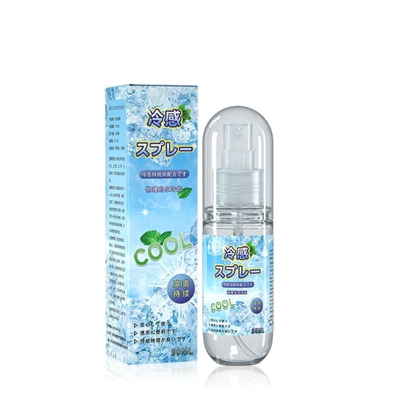 Portable Whole Body Cooling Mist - Cooling Mist Spray for Hot Weather,Natural Mint Mists,Instant Cooling Mist,Summer Cool Spray for Face and Body,Refresh Summer Essentials for Outdoor Travel Beach