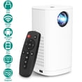 thumbnail image 1 of Portable WiFi Mini 1080P Projector, Home Theater Projector Compatible w/ IOS Android iPads U Disk, 1 of 9