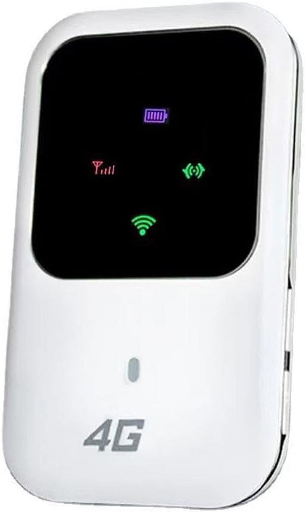 Portable WiFi, Mobile WiFi Hotspot, Pro Portable 4G WiFi Router for Car Travel Laptop, Unlimited Satellite Internet, High Speed Smart Router for Anywhere