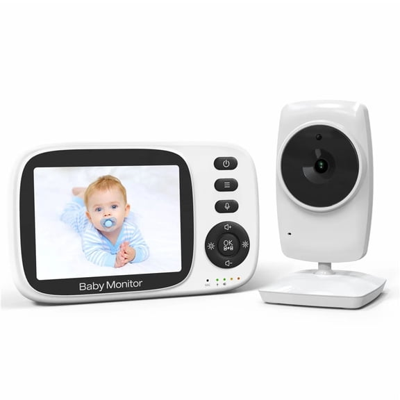 Portable WiFi Video Baby Monitor MC632A with Camera & Night Vision, Two-Way Audio Motion Detection Infant Sleep Monitoring Camera, Eco-Friendly Household Baby Safety Device