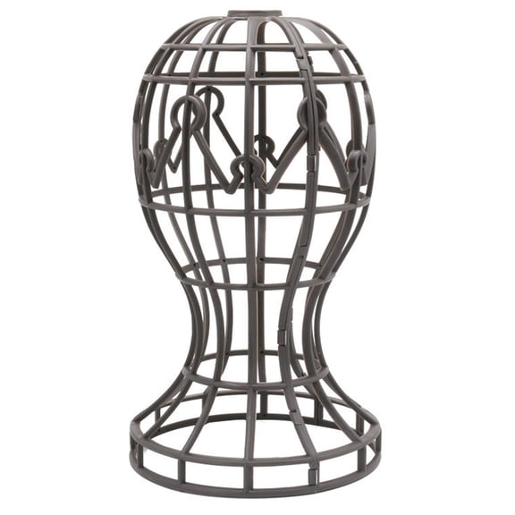 Portable Wigs Display Rack Wigs Stand Plastic Head Shaped Designs Enhancing Stability and Support for Home or Salons Use