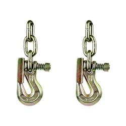 Portable Winch 24974 Grab Hook with Latch & 3 Links, 2 Pack - Model No.  PCA-1282X2