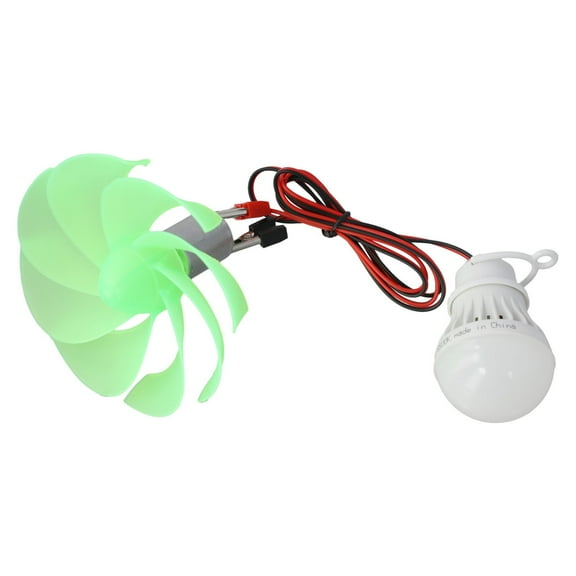 Portable Wind Energy Generator Set for DIY Assembly and Experimentation