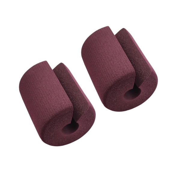 Portable Window Blocker Cylindrical Finger Pinch Guard Door Buffer for Home Durable Office Furniture Accessories 3.3x2.8In Brown 2pcs