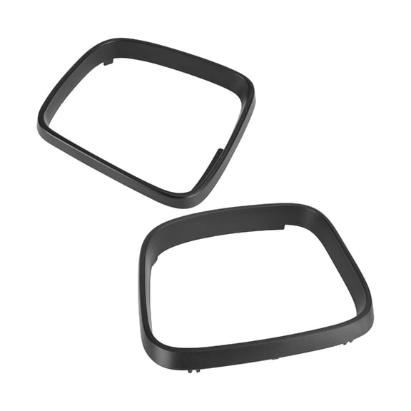 Upgraded Pair Wing Mirror Cover Door Trim Ring Bezel Cap Plastic-material Easy Installation Compatible- for 2003-2010