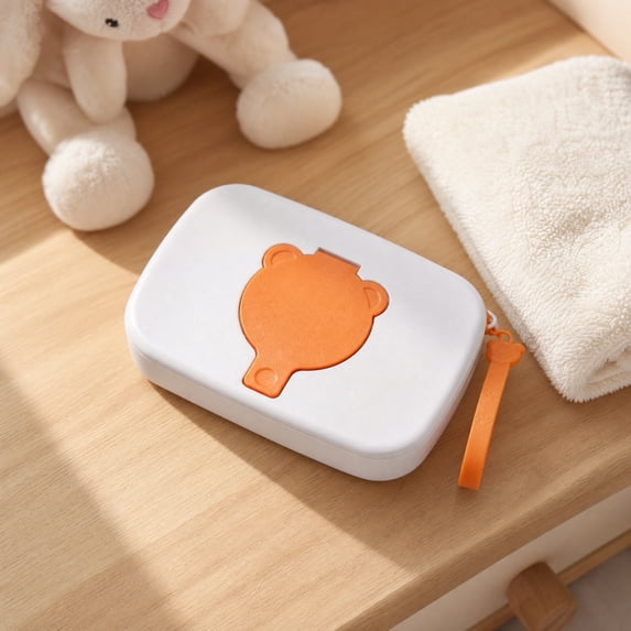 Portable Wipe Container Dispenser Case – Leak-Proof Plastic Box for Outdoor Travel, Baby Care & Home, Press-to-Open Lid, Holds Multiple Wet Wipes, Keeps Moisture Locked