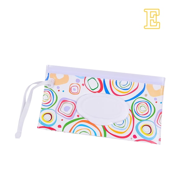 Portable Wipes Bag Container, Reusable Wet Wipes Pouch for Travel, Convenient Lightweight Wipe Holder for Cloth Wipes, Easy Carry Wipes Case for On The Go Use, Refillable Travel Wipe Storage Bag
