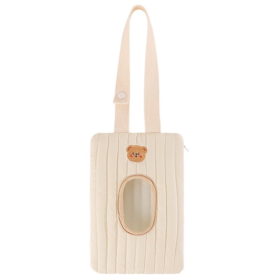 Portable Wipes Dispenser Holder – Reusable Refillable Travel Wipes Case for On-the-Go, Fits Most Standard Wipe Packs, Ideal for Outdoor Walks, Shopping Trips(RL 1 PC)