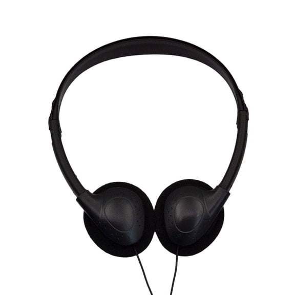 Portable Wire Earbud with 90 Rotatable Ear Cups 1.2M PVC Cable Soft Sponge Cushions Ergonomic Over Ear for Gaming