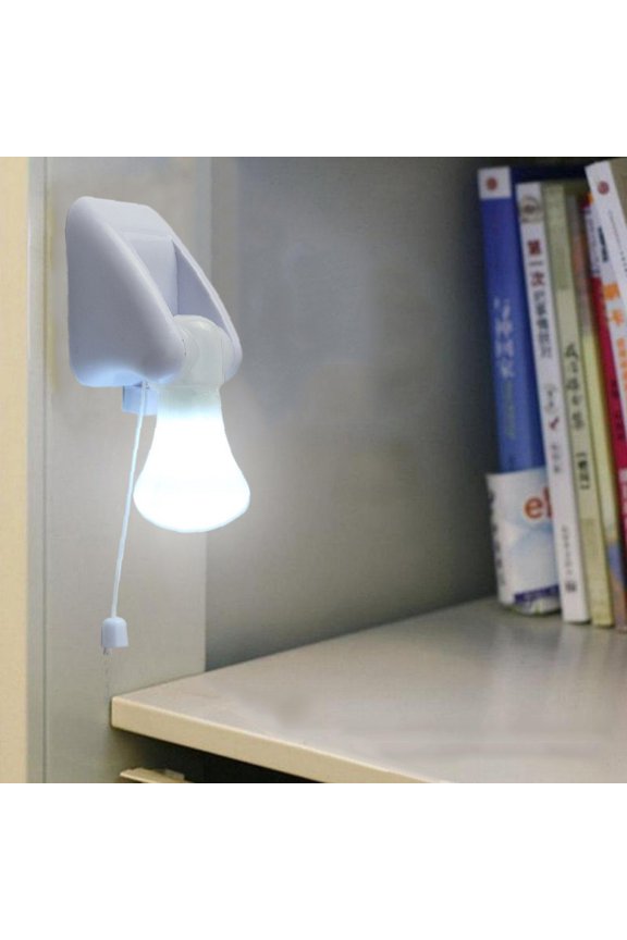 Portable Wire LED Bulb Cabinet Lamp Night Light Battery Operated Self Adhesive Wall Mount Light