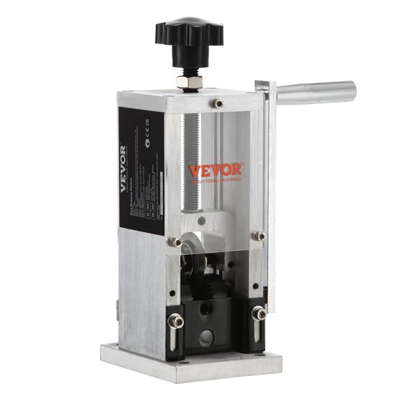 Portable Wire Stripping Tool for Copper, Adjustable 0.06"-0.98" Stripping Range, Hand Crank and Drill Compatible, Durable Aluminum Frame Scrap Wire Peeler for Copper Recycling