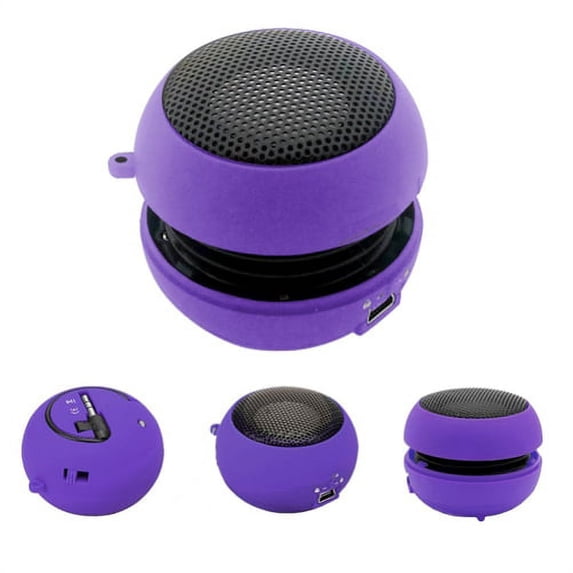Portable Wired Speaker Audio Multimedia Rechargeable Purple A3D for Lenovo Moto Tab (10.1) - LG G5, K40 K7 K10, V20, G6, Q6, V30, K30, G Pad X8.3 F 8.0, V50 ThinQ 5G, V40 ThinQ, V35 ThinQ