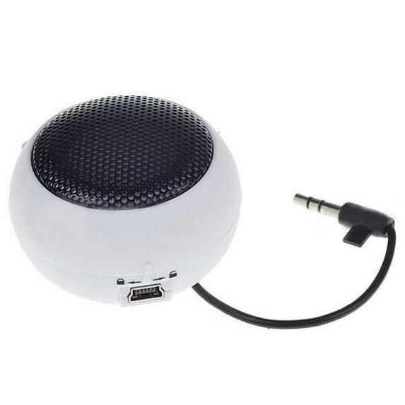 Portable Wired Speaker for LG Premier Pro Plus (L455DL) - Audio Multimedia Rechargeable White