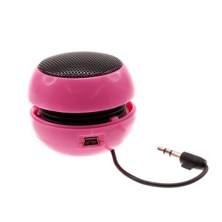 Portable Wired Speaker for Samsung Galaxy A15 5G - Audio Multimedia Rechargeable Pink