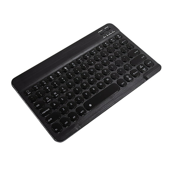 Portable Wireless Bluetooth Keyboard, 7-Color Backlit Rechargeable Keyboard for iPad Android Tablet PC Laptop