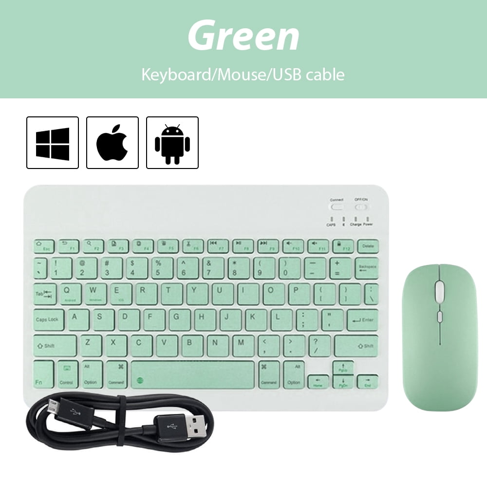 Portable Wireless Bluetooth Keyboard For Android IOS Windows Ipad Tablet Keyboard And Mouse Tablet Accessory Mini Keyboard