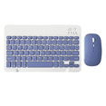 thumbnail image 1 of Portable Wireless Bluetooth Keyboard Mouse Set for Phone Tablet, Wireless Keyboard with Dual Mode Rechargeable Mouse, 1 of 8