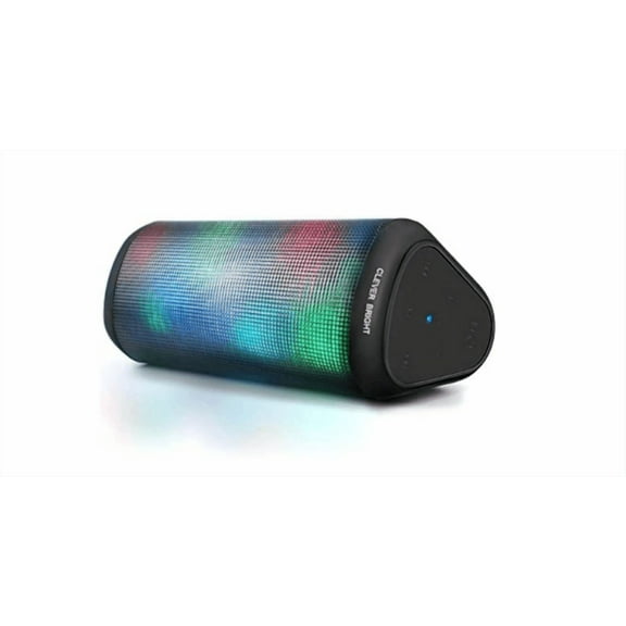Portable Wireless Bluetooth Speakers 7 LED Lights Patterns Wireless Speaker V5.0 Hi-Fi Bass Powerful Sound Built-in Microphone, HandsFree, Audio-Auxiliary,Valentines Day Gifts