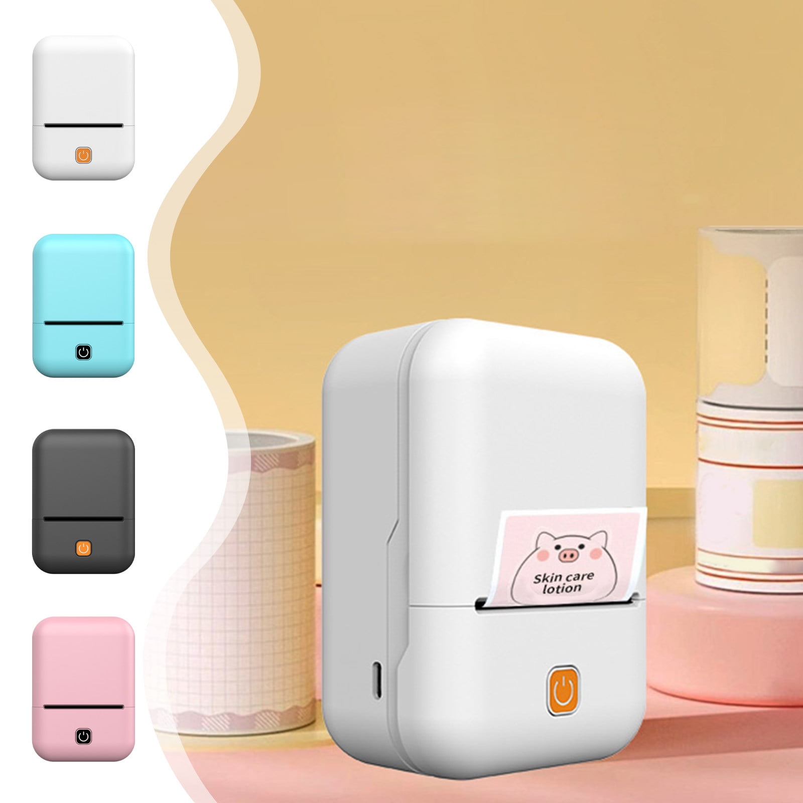 Christmas Clearance Portable Wireless Bluetooth Thermal Label Printer ...