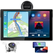 Portable Wireless Car Stereo, 7 inch Full HD Touchscreen, Apple CarPlay & Android Auto, New