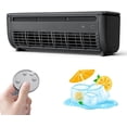 thumbnail image 1 of Portable Wireless Charging Air Conditioner, Mini Portable Air Conditioner, Wall Mount No Window AC Unit, Ductless Mini Split AC, Remote Quiet Cooling, Rechargeable Bedroom Kitchen (Black), 1 of 9