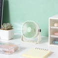 thumbnail image 1 of Portable Wireless Desk Fan, 3-Speed Rechargeable Wall-Mountable Small Table Fan for Home, Office, Desktop, 1 of 9