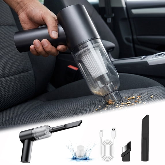 Portable Wireless Handheld Car Vacuum Cleaner with High Power Suction, Rechargeable for Home and Auto Cleaning