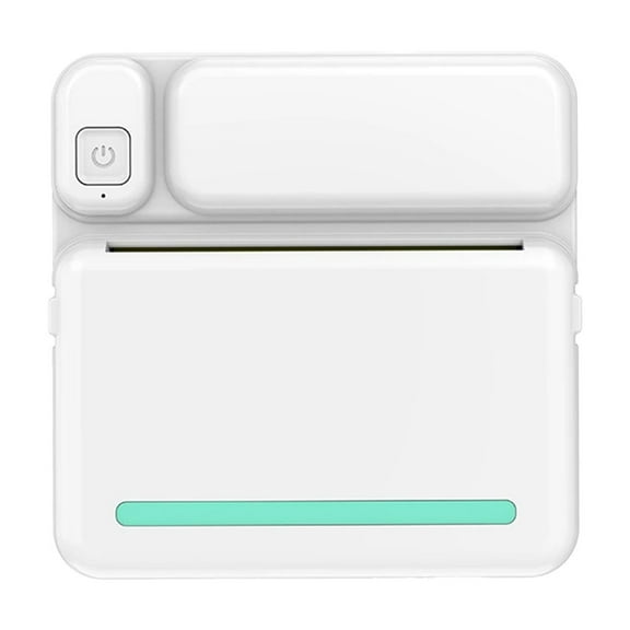 Portable Wireless Inkless Touch Printer - Mini Bluetooth Label Sticker Photo Printer with Rechargeable Battery, Multiple Templates & Easy App Connectivity