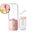 thumbnail image 1 of Portable Wireless Juicer Cup – Mini Automatic Fruit & Vegetable Blender with 2 Cups, 6-Blade Stainless Steel, USB-C Rechargeable, Leak-Proof for Travel, Office & Home, 1 of 4