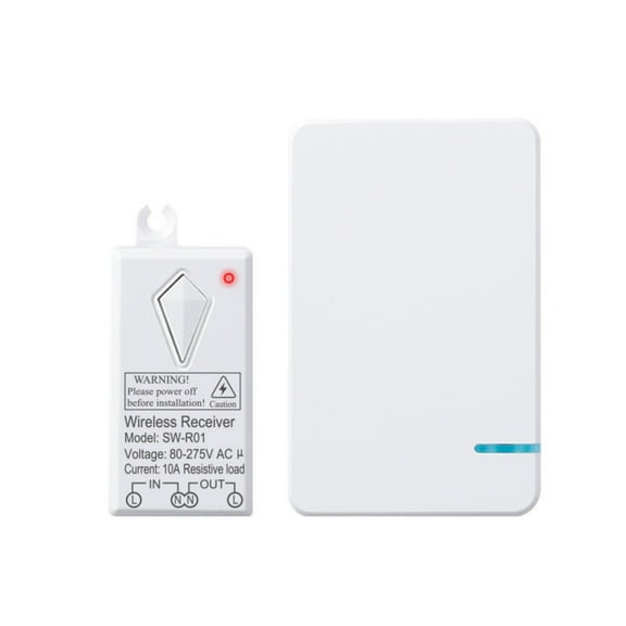 Portable Wireless Light Switch for Easy Home Remodeling No Wiring Required for Flexible Lighting Control