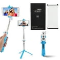 thumbnail image 1 of Portable Wireless Remote Control Selfie Stick and Mini Tripod with Tempered Glass Screen Protector for Samsung Galaxy S9, 1 of 7