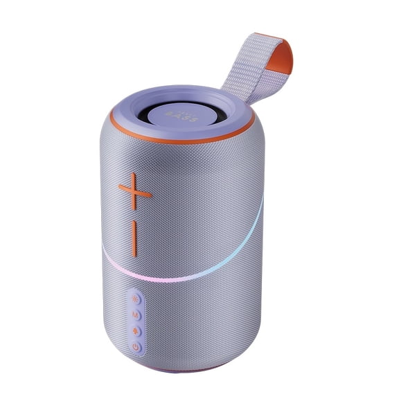 Portable Wireless Speaker with 9D Surround Sound, BT 6.0, RGB Lights, DSP Chip, BT/TWS/TF/AUX/USB Playback, Hi-Fi Audio & Hands-Free Calling