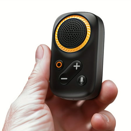 Portable Wireless Speaker with Voice Assistant, Clip-On, 30H Playback, TWS, Siri/Google/Alexa
