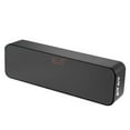 Portable Wireless Stereo Speaker LED Display MP3 Player Dual Subwoofer